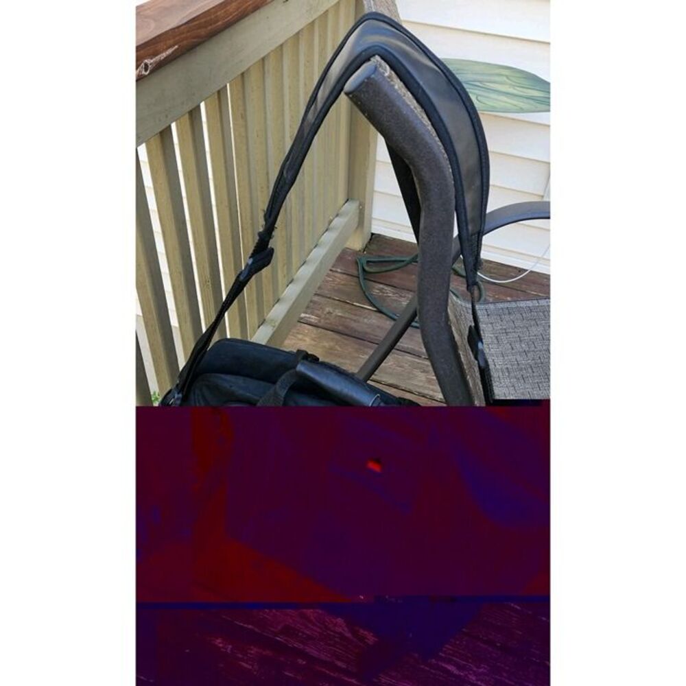 Macintosh Laptop Bag Portfolio Carrying Case Crossbody Black Rainbow Apple Logo - Picture 8 of 10